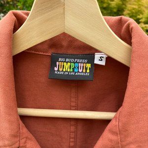 Big Bud Press Jumpsuit in Clay Red (Discontinued Color!) Size Small